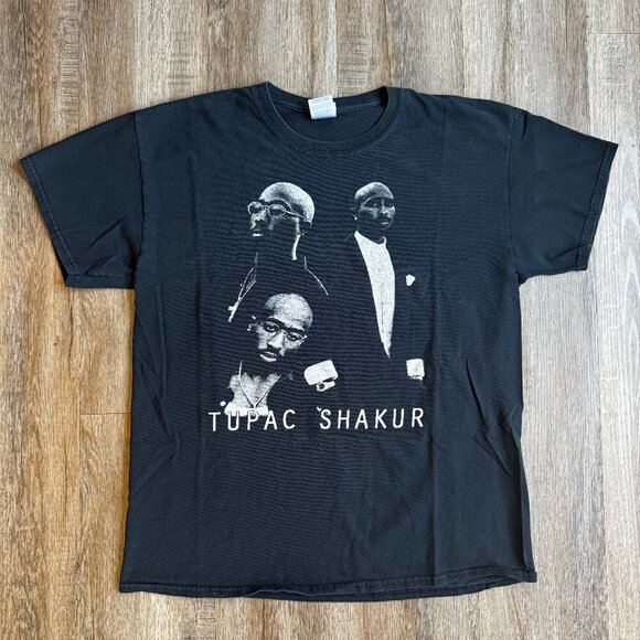 Tupac Shakur Rap Tee - Size Large - Picture 1 of 5